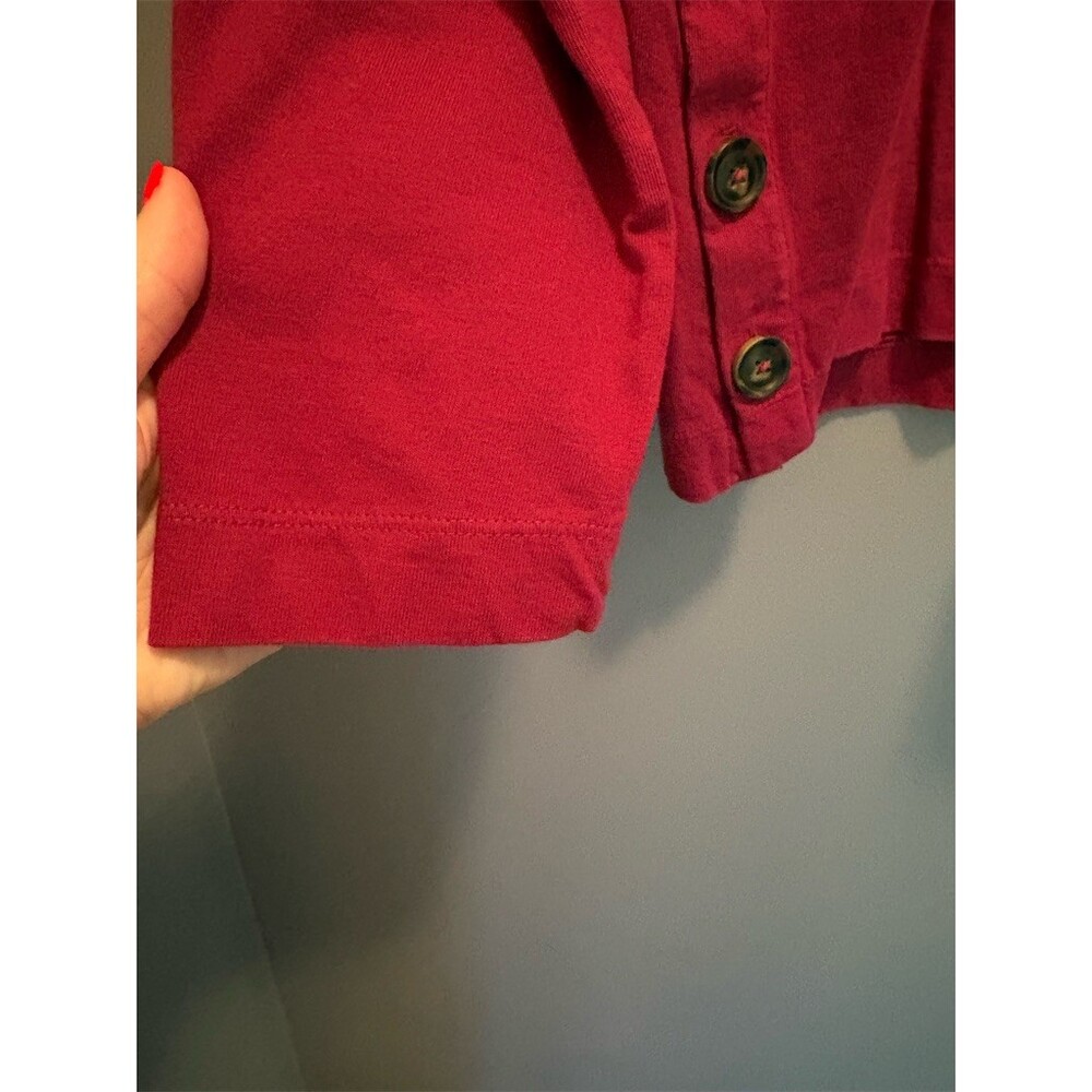 Talbots Tunic Top Womens XL Pink Pullover Crew Neck Long Sleeve Side - Picture 5 of 9